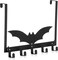 Over The Door Hooks Gothic Shelf Halloween Wall Decor Towel Holder (Bat)